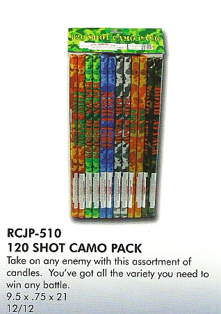 Cammo Mini Roman Candles